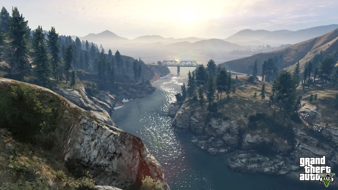 El valle y el rio de Blaine County, el campo que rodea la ciudad