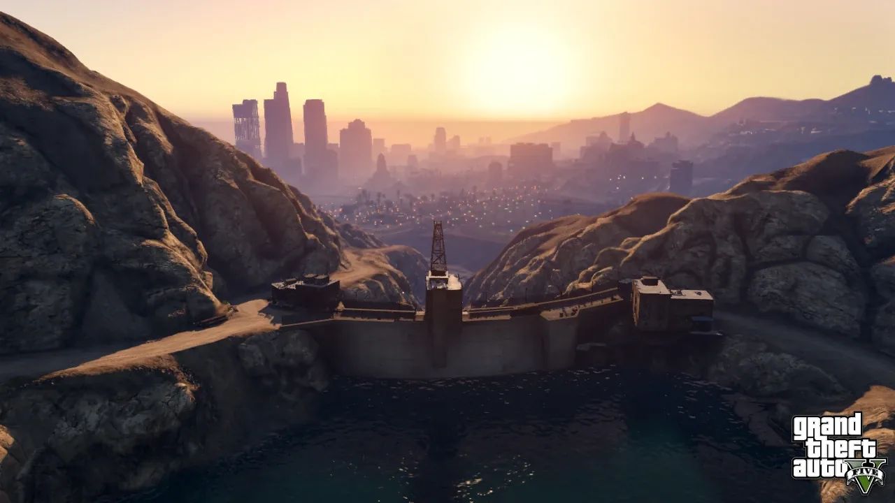Los Santos vista desde las colinas